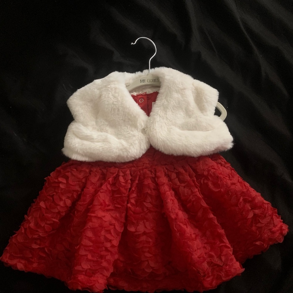 Cat and jack red dress